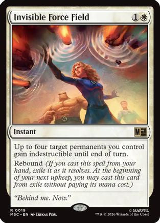 Invisible Force Field (Surge Foil) (MSC-019) - rare - Foil