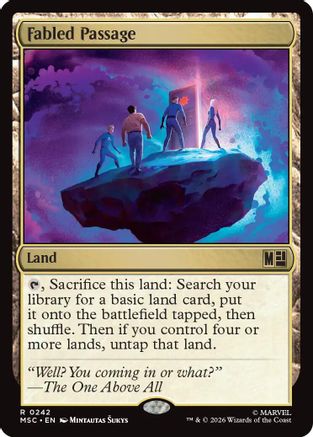 Fabled Passage (Surge Foil) (MSC-242) - rare - Foil