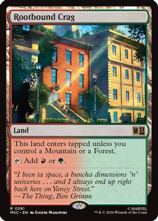 Rootbound Crag (MSC-261) - rare