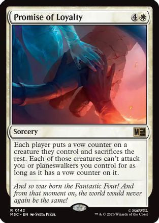 Promise of Loyalty (MSC-142) - rare
