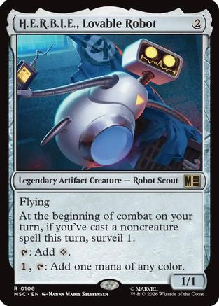 H.E.R.B.I.E., Lovable Robot (MSC-106) - rare
