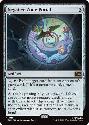 Negative Zone Portal (Surge Foil) (MSC-111) - rare - Foil