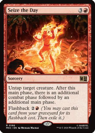 Seize the Day (Surge Foil) (MSC-166) - rare - Foil