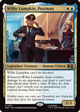 Willie Lumpkin, Postman (MSC-101) - rare