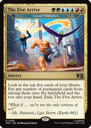 The Five Arrive - Genesis Ultimatum (MSC-283) - rare