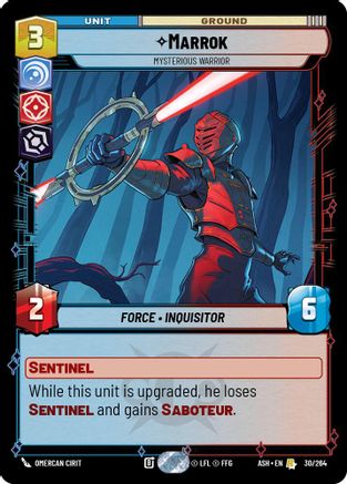 Marrok - Mysterious Warrior (30/264) - AOTE - Rare