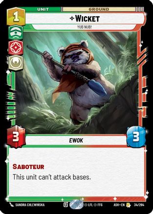 Wicket - Yub Nub! (34/264) - AOTE - Rare