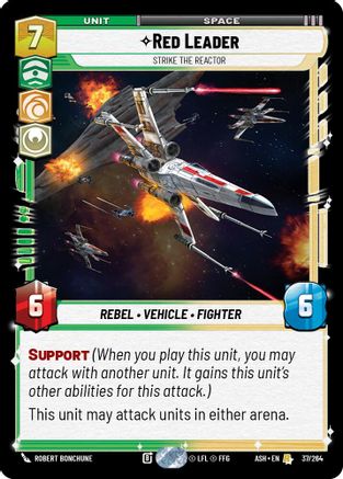 Red Leader - Strike the Reactor (37/264) - AOTE - Rare