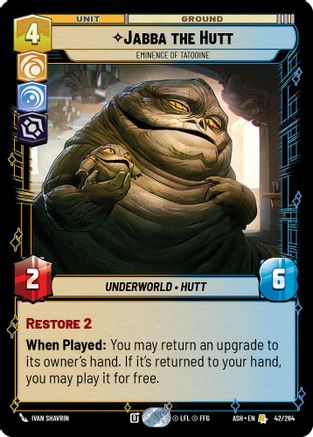 Jabba the Hutt - Eminence of Tatooine (42/264) - AOTE - Rare