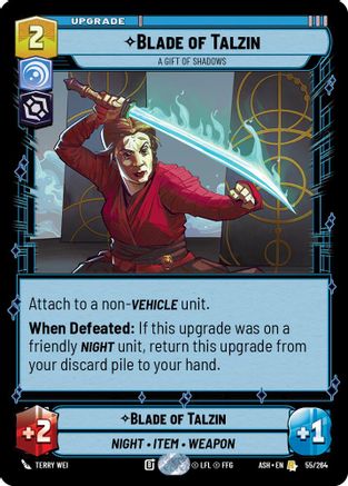 Blade of Talzin - A Gift of Shadows (55/264) - AOTE - Rare