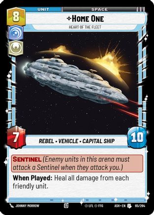 Home One - Heart of the Fleet (65/264) - AOTE - Uncommon