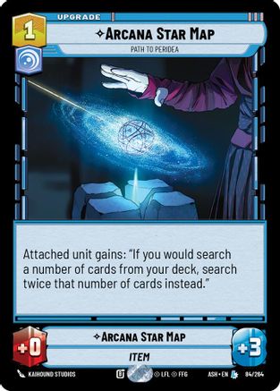 Arcana Star Map - Path to Peridea (84/264) - AOTE - Legendary