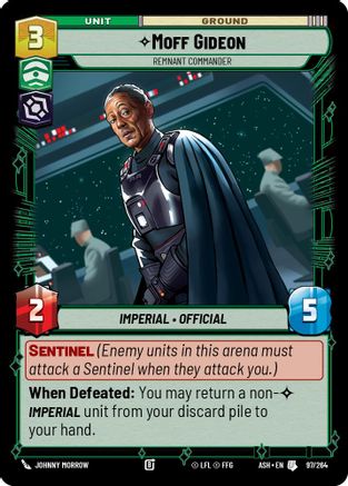 Moff Gideon - Remnant Commander (97/264) - AOTE - Uncommon