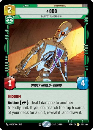 8D8 - Daimyo's Majordomo (118/264) - AOTE - Rare