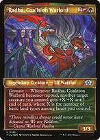 Radha, Coalition Warlord (MUL-185) - uncommon: (Showcase) - Foil