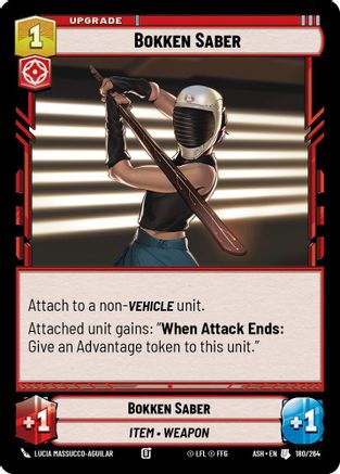 Bokken Saber (180/264) - AOTE - Uncommon