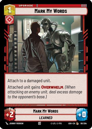 Mark My Words (181/264) - AOTE - Common