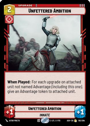 Unfettered Ambition (182/264) - AOTE - Rare