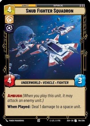 Snub Fighter Squadron (194/264) - AOTE - Uncommon
