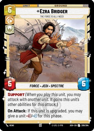 Ezra Bridger - The Force is All I Need (209/264) - AOTE - Uncommon