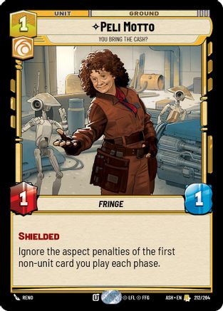 Peli Motto - You Bring the Cash? (212/264) - AOTE - Rare