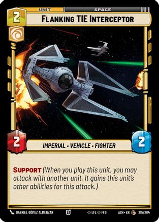 Flanking TIE Interceptor (215/264) - AOTE - Common