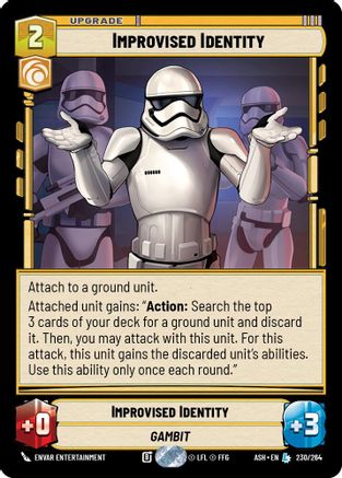Improvised Identity (230/264) - AOTE - Legendary