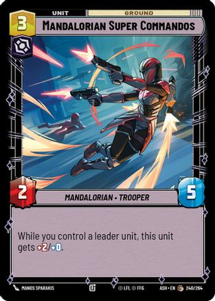Mandalorian Super Commandos (240/264) - AOTE - Common
