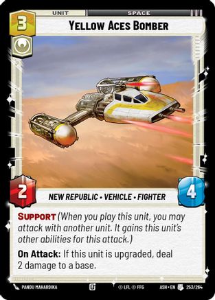Yellow Aces Bomber (253/264) - AOTE - Uncommon
