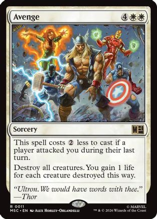 Avenge (Surge Foil) (MSC-011) - rare - Foil
