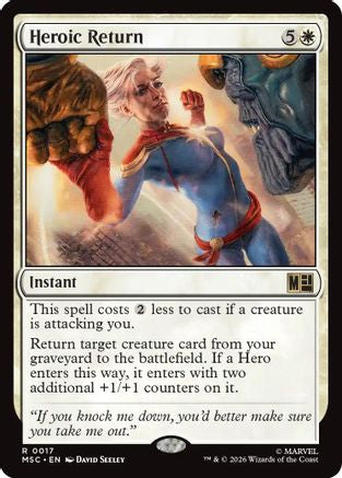 Heroic Return (Surge Foil) (MSC-017) - rare - Foil