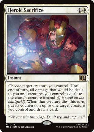 Heroic Sacrifice (Surge Foil) (MSC-018) - rare - Foil