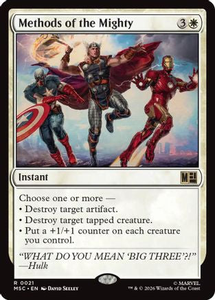 Methods of the Mighty (Surge Foil) (MSC-021) - rare - Foil