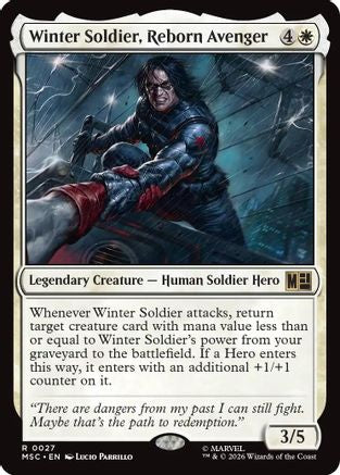 Winter Soldier, Reborn Avenger (Surge Foil) (MSC-027) - rare - Foil