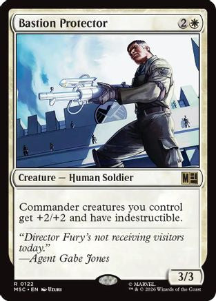 Bastion Protector (Surge Foil) (MSC-122) - rare - Foil