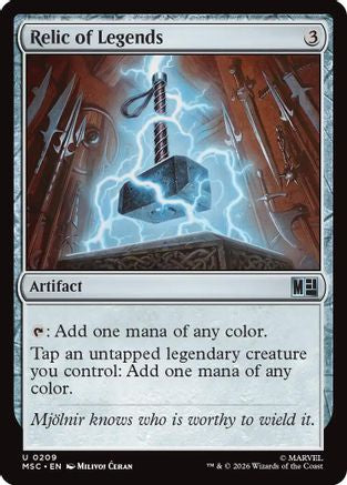 Relic of Legends (Surge Foil) (MSC-209) - uncommon - Foil
