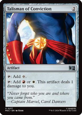 Talisman of Conviction (Surge Foil) (MSC-217) - uncommon - Foil