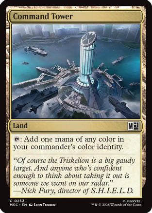 Command Tower (0233) (Surge Foil) (MSC-233) - common - Foil