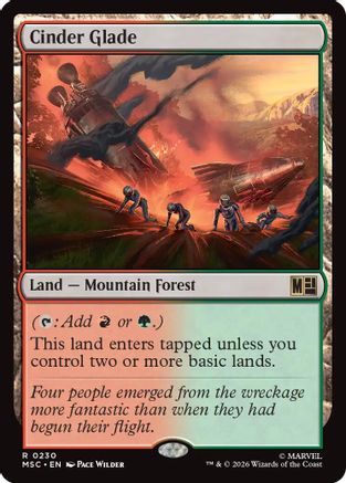 Cinder Glade (Surge Foil) (MSC-230) - rare - Foil