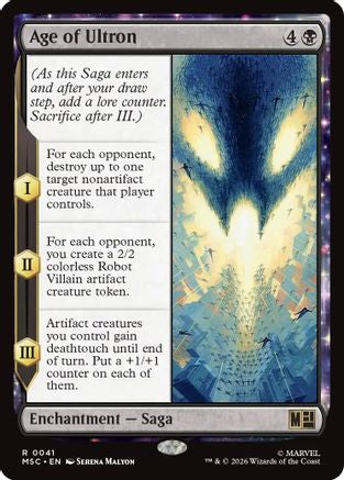 Age of Ultron (Surge Foil) (MSC-041) - rare - Foil