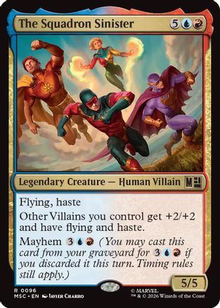 The Squadron Sinister (Surge Foil) (MSC-096) - rare - Foil