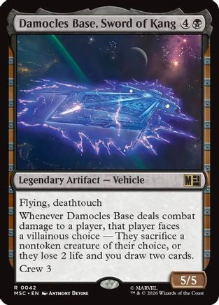 Damocles Base, Sword of Kang (MSC-042) - rare