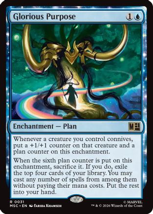 Glorious Purpose (Surge Foil) (MSC-031) - rare - Foil