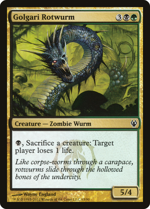 Golgari Rotwurm (DDJ-063) - common