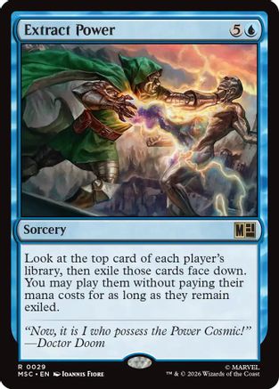 Extract Power (Surge Foil) (MSC-029) - rare - Foil