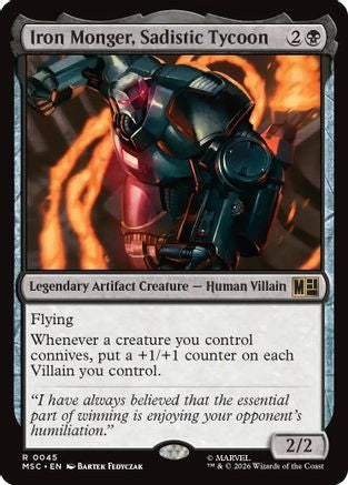 Iron Monger, Sadistic Tycoon (MSC-045) - rare