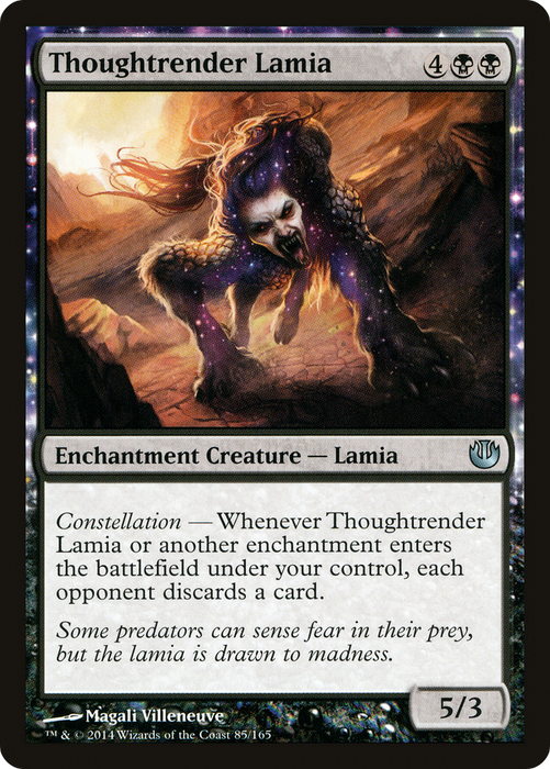 Thoughtrender Lamia (JOU-085) - uncommon: (enchantment) - Foil