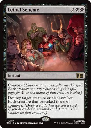 Lethal Scheme (Surge Foil) (MSC-157) - rare - Foil