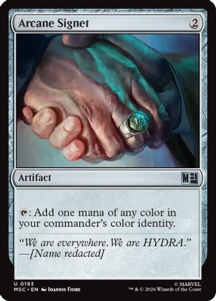 Arcane Signet (0193) (Surge Foil) (MSC-193) - uncommon - Foil