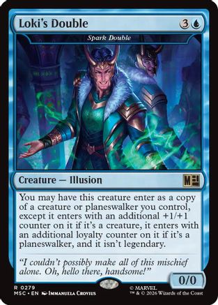 Loki's Double - Spark Double (Surge Foil) (MSC-279) - rare - Foil